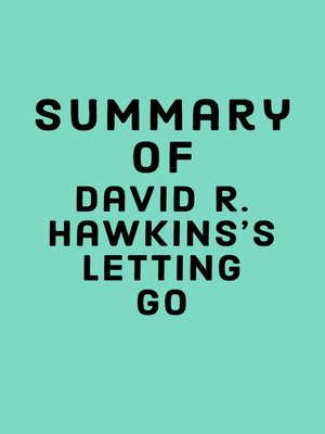 cover image of Summary of David R. Hawkins's Letting Go